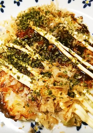 小麦粉、卵なしの米粉お好み焼き-レシピのメイン写真