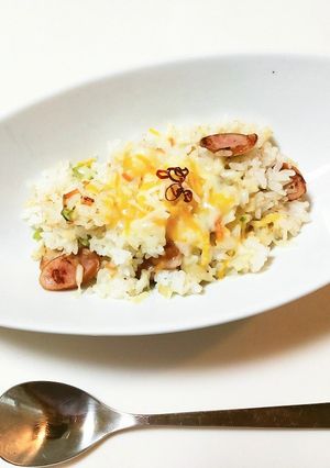 【使いきり】野菜たっぷり洋風チャーハン-レシピのメイン写真