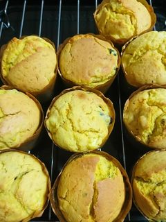 かぼちゃとクリームチーズのマフィン-レシピのメイン写真