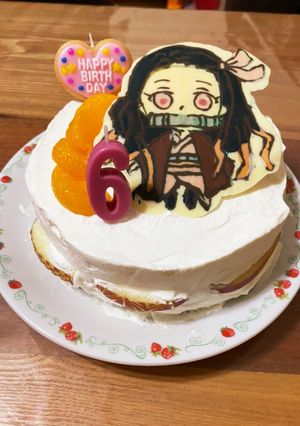 禰豆子のバースデーケーキ-レシピのメイン写真