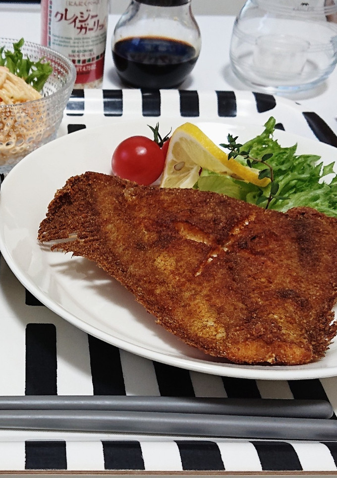 簡単カレイの唐揚げ-レシピのメイン写真