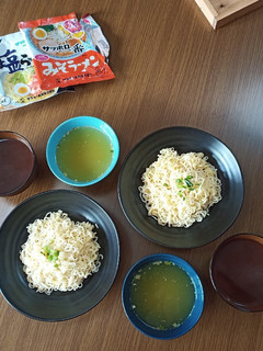 みそと塩!!サッポロ一番ペアつけ麺-レシピのメイン写真