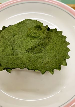 給食のほうれん草カップケーキ-レシピのメイン写真