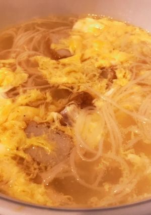 在宅ランチにホッコリ温かたまごにゅうめん-レシピのメイン写真