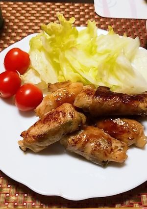 マヨでしっかり巻ける野菜の肉巻き♪-レシピのメイン写真