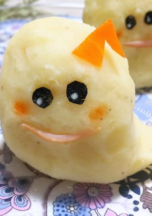 ハロウィン★オバケのびっくりポテトサラダ-レシピのメイン写真
