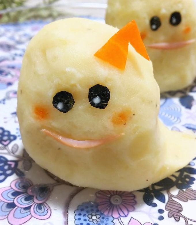 ハロウィン★オバケのびっくりポテトサラダ-レシピのメイン写真