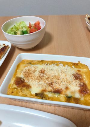 かぼちゃグラタン-レシピのメイン写真