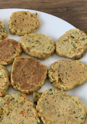 高野豆腐、野菜入り離乳食パンケーキ-レシピのメイン写真