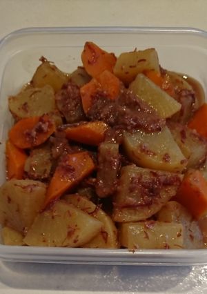 ホットクックで大根とコンビーフの煮物-レシピのメイン写真