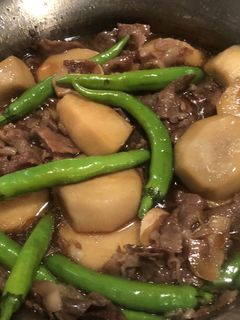 里芋と牛肉の甘辛煮-レシピのメイン写真