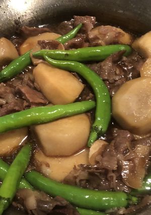 里芋と牛肉の甘辛煮-レシピのメイン写真