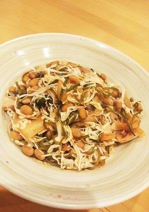 納豆めかぶキムチ-レシピのメイン写真