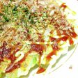 水:薄力粉=1:1のお好み焼き