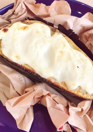 簡単アレンジ！焼き芋のクリームチーズのせ-レシピのメイン写真