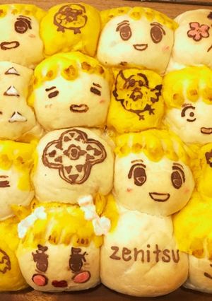 鬼滅の刃善逸ちぎりパン-レシピのメイン写真