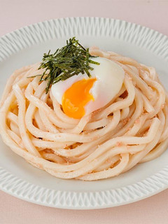 たらこうどん 温卵のせ-レシピのメイン写真