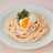 たらこうどん　温卵のせ
