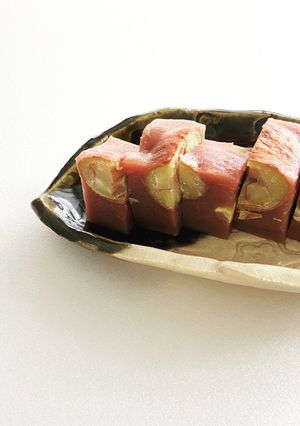 【渋皮煮で作る】究極の「栗蒸しようかん」-レシピのメイン写真