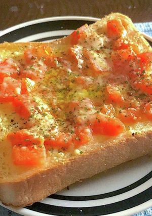 超カンタンなトマトトースト-レシピのメイン写真