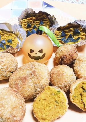味が良いかぼちゃコロッケプラス♪-レシピのメイン写真