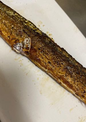 フライパンで秋刀魚の塩焼き-レシピのメイン写真