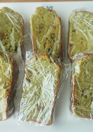 抹茶チーズパウンドケーキ★米粉★おから-レシピのメイン写真