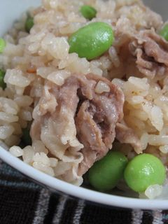 豚肉と枝豆ご飯-レシピのメイン写真