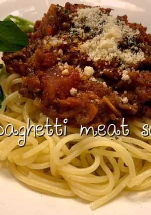 スパゲッティミートソース-レシピのメイン写真