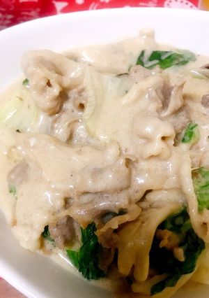 豚肉と舞茸のクリーム煮-レシピのメイン写真