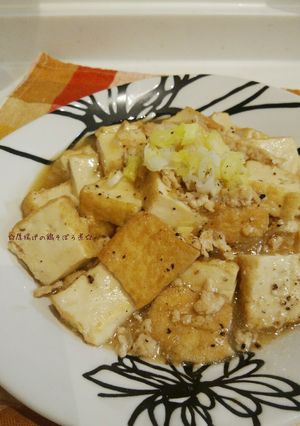 厚揚げの鶏そぼろ煮-レシピのメイン写真