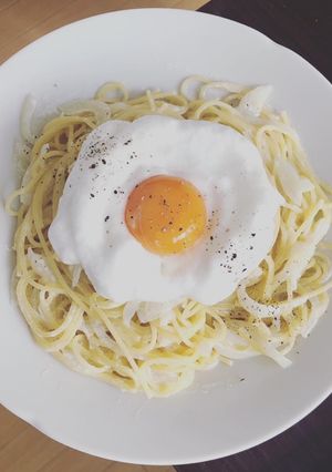 カルボナーラならぬアワボナーラ-レシピのメイン写真