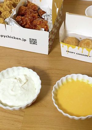 チキンと一緒に♡チーズソース-レシピのメイン写真