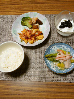 ヨウサマの減塩油淋鶏風ピカタ定食-レシピのメイン写真