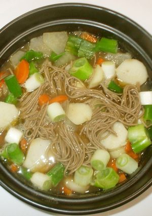 煮込みミネラル蕎麦♪簡単中医学漢方食前-レシピのメイン写真