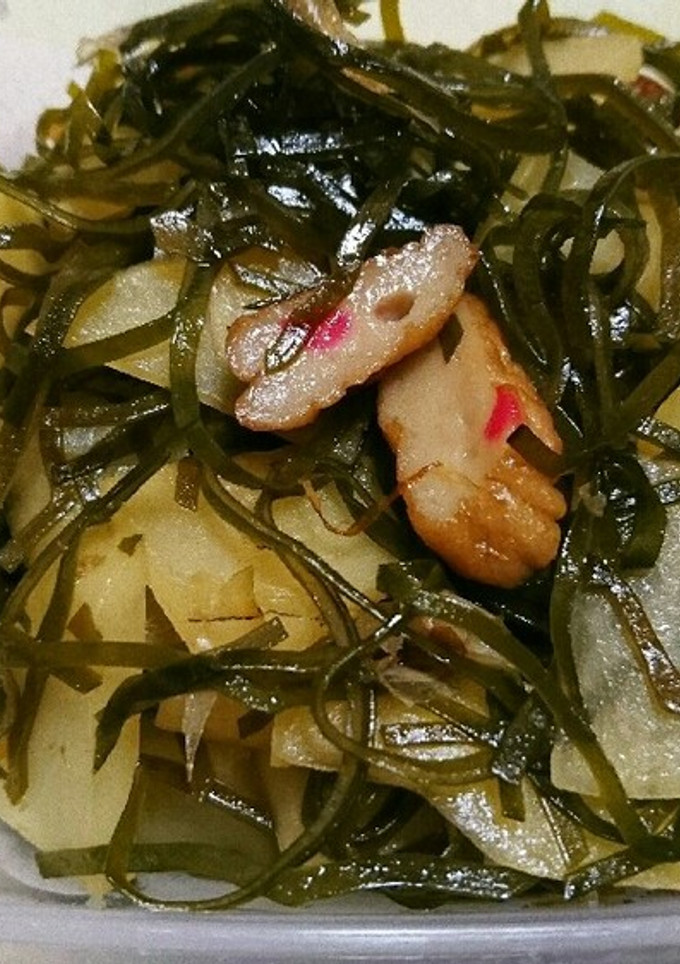 切り昆布とじゃがいもの炒め煮-レシピのメイン写真