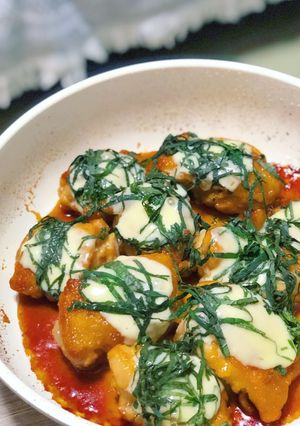 挟まない！鶏肉の大葉チーズ照り焼き-レシピのメイン写真