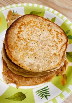 米粉とふすま粉のパンケーキ(要改善)-レシピのメイン写真