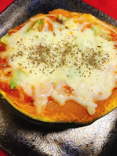 かぼちゃミートチーズ焼き-レシピのメイン写真