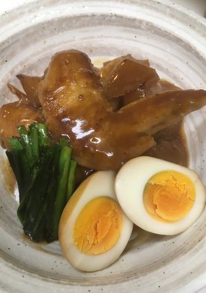 手羽先と大根のパイナップル煮-レシピのメイン写真