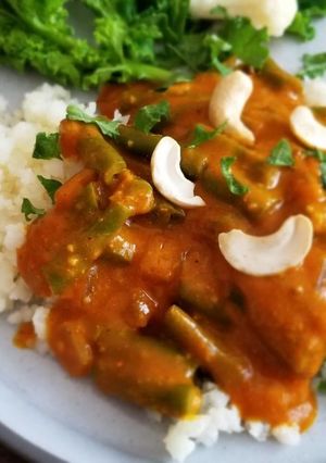 糖質オフ☆ いんげん カレー☆-レシピのメイン写真