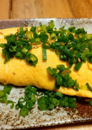 納豆のオムレツ和風の和洋風味-レシピのメイン写真