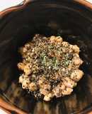毎日の納豆●ひじきのふりかけ＆青海苔で