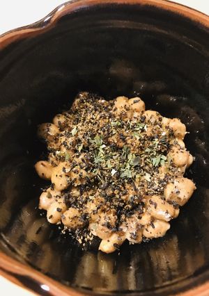 毎日の納豆●ひじきのふりかけ＆青海苔で-レシピのメイン写真