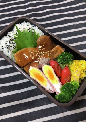 男子高校生弁当★87 とりの照り焼き弁当-レシピのメイン写真