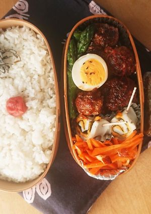 お弁当★簡単★デミグラスソースハンバーグ-レシピのメイン写真