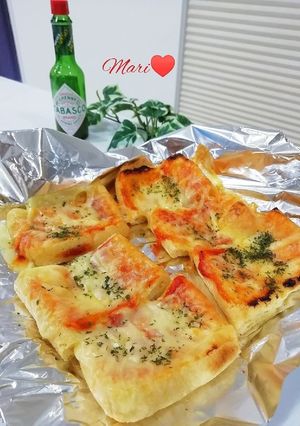 トースターで簡単!油揚げのピザ風-レシピのメイン写真
