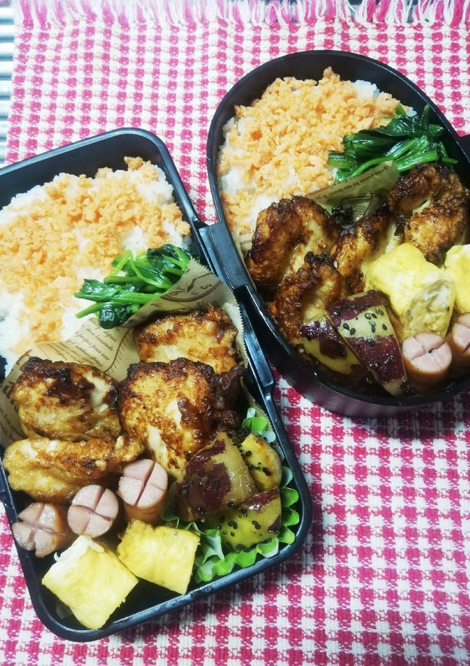 高校男子弁当♡とりむねの唐揚げ-レシピのメイン写真