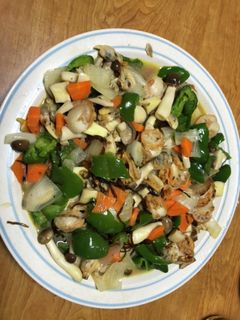 貝と野菜のあっさり塩昆布炒め-レシピのメイン写真