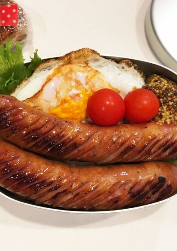 のっけ弁当(ウインナーと目玉焼き)-レシピのメイン写真